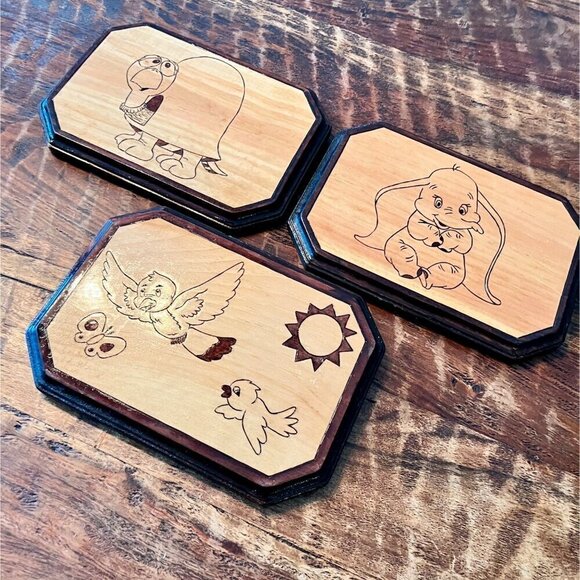 Handmade Wooden Disney Nursery Art Panels - Picture 2 of 8